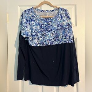 PLAY size large lilly pulitzer finn top